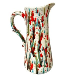Ceramic Drip Glaze Pitcher
